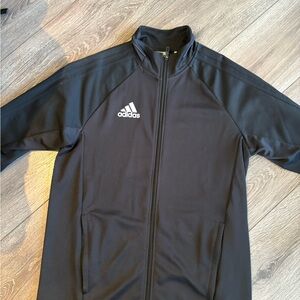 adidas Men's Black Full-Zip Performance Jacket